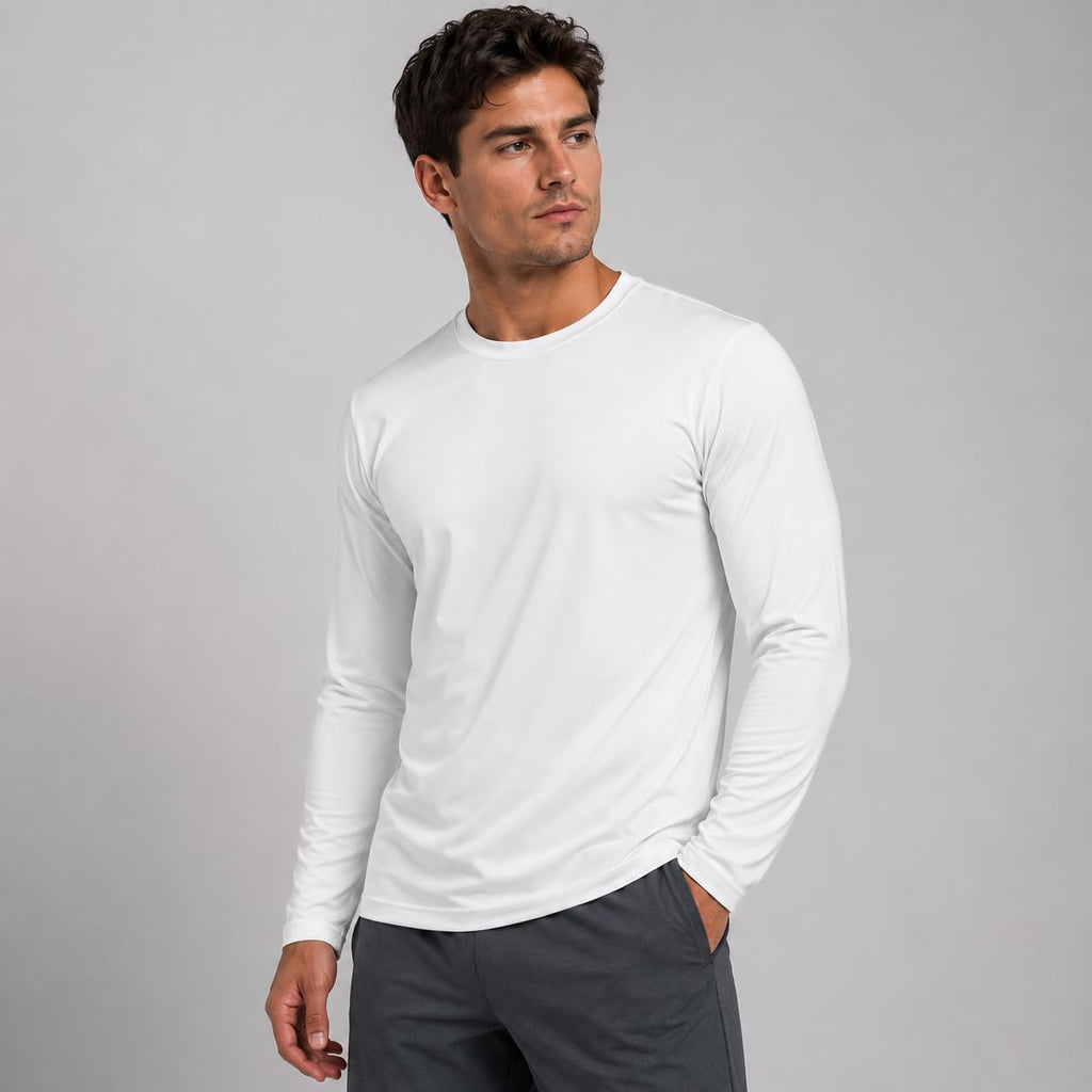 Men's Big & Tall Long Sleeve Shirt, 4-Pack