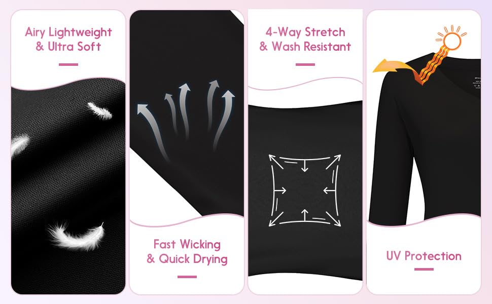 Women's Long Sleeve Moisture Wicking Shirt