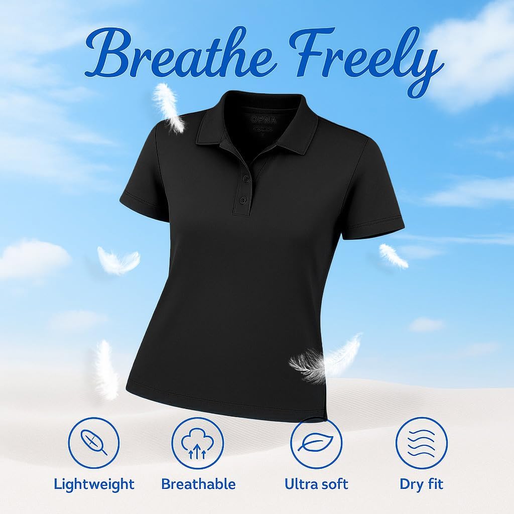 Women's 3-Button Golf Polo