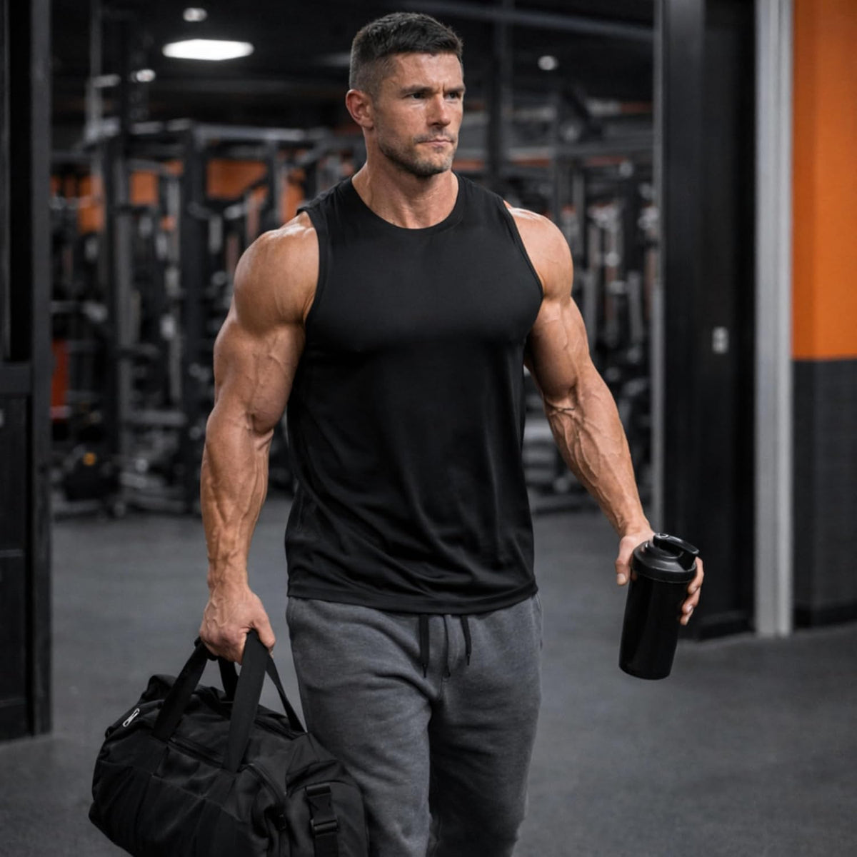 Men's Sleeveless Gym Tank